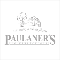 Referenz: Paulaners Wehrschloss mit Logo